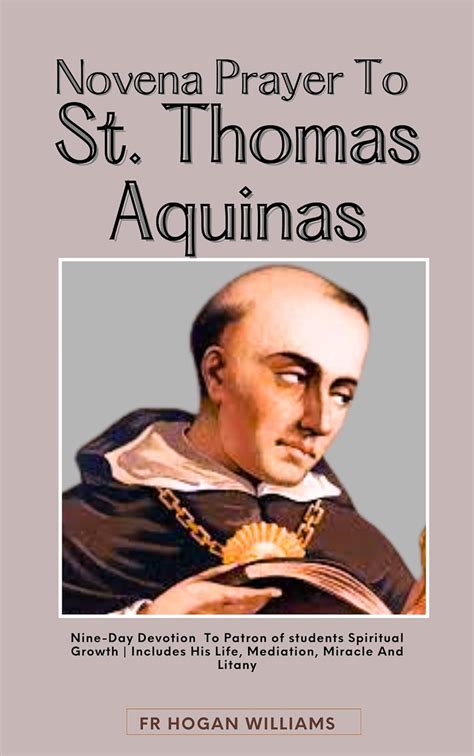 Novena to St. Thomas Aquinas, Patron of Catholic .